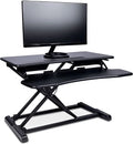 Black Standing 32" Wing Shaped Desktop Converter