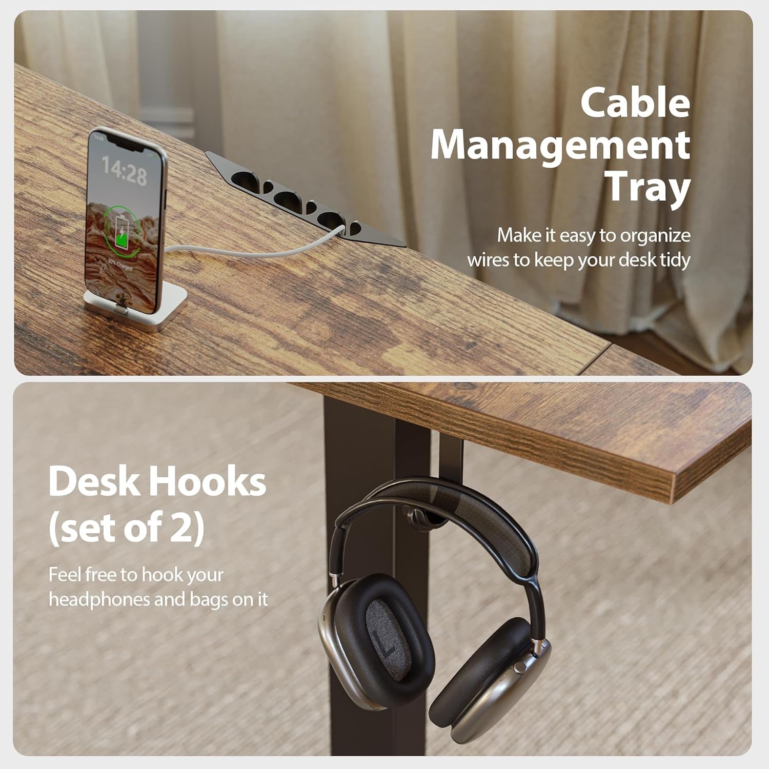 59 Inch L Shaped Standing Desk Adjustable Height, Electric Corner Standing Desk,